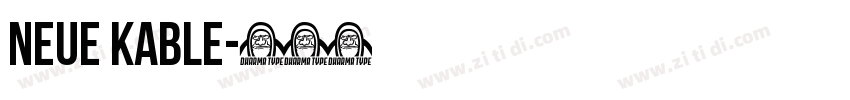 neue kable字体转换